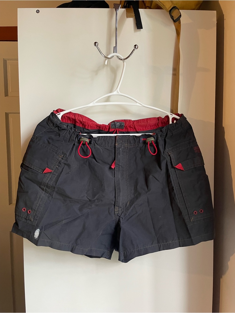 Abercrombie & Fitch Navy Cargo Shorts